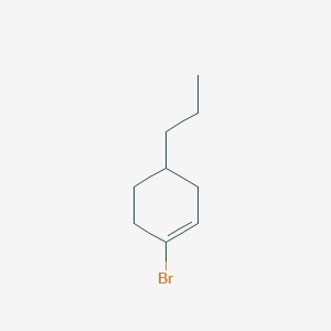 molecular formula C9H15B B1522283 1-Bromo-4-propylcyclohex-1-ene CAS No. 1033202-23-1