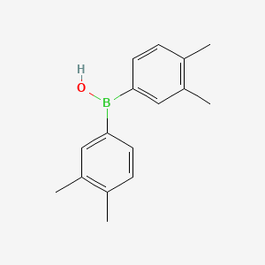 B1522284 Bis(3,4-dimethylphenyl)borinic acid CAS No. 1072946-23-6