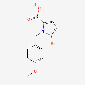 5-Bromo-1-(4-methoxybenzyl)-1H-pyrrole-2-carboxylic acid