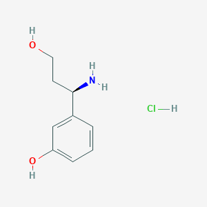 (R)-3-(1-Amino-3-hydroxy-propyl)-phenol hydrochloride