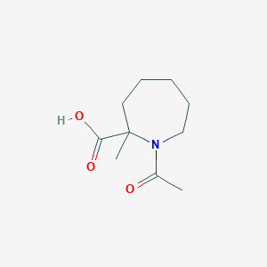 1-Acetyl-2-methylazepane-2-carboxylic acid
