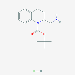 Tert-butyl 2-(aminomethyl)-3,4-dihydroquinoline-1(2h)-carboxylate hydrochloride