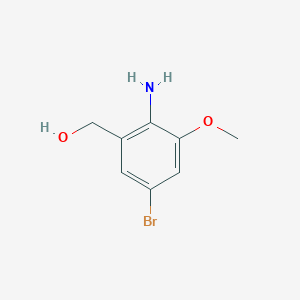 molecular formula C8H10BrNO2 B1522314 (2-Amino-5-bromo-3-methoxyphenyl)methanol CAS No. 953039-12-8