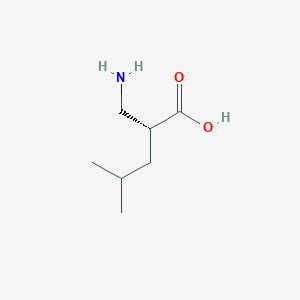 molecular formula C7H15NO2 B152232 (R)-2-(Aminomethyl)-4-methylpentanoic acid CAS No. 210345-89-4