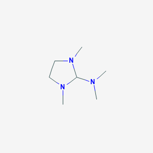molecular formula C7H17N3 B15223216 N,n,1,3-tetramethylimidazolidin-2-amine 