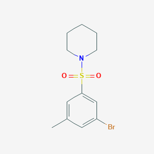 1-((3-Bromo-5-methylphenyl)sulfonyl)piperidine