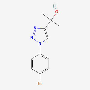 2-(1-(4-Bromophenyl)-1H-1,2,3-triazol-4-yl)propan-2-ol