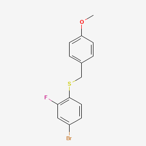 (4-Bromo-2-fluorophenyl)(4-methoxybenzyl)sulfane