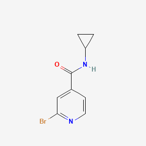 molecular formula C9H9BrN2O B1522337 2-Bromo-N-cyclopropylisonicotinamide CAS No. 951885-74-8