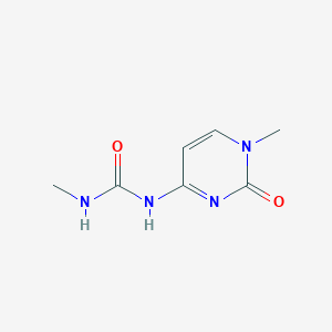 molecular formula C7H10N4O2 B15223820 1-Methyl-3-(1-methyl-2-oxo-1,2-dihydropyrimidin-4-yl)urea 