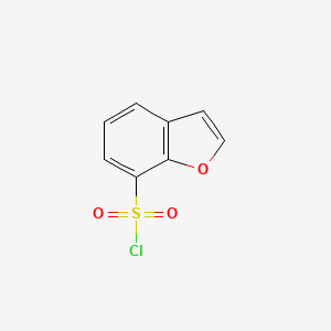 molecular formula C8H5ClO3S B1522385 1-Benzofuran-7-sulfonyl chloride CAS No. 1191030-88-2