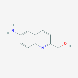 molecular formula C10H10N2O B15223874 (6-Aminoquinolin-2-yl)methanol 