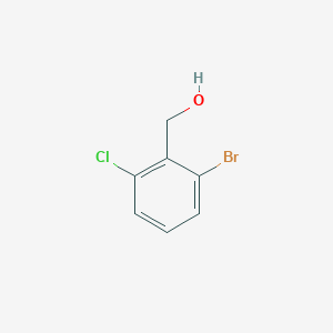 molecular formula C7H6BrClO B1522390 (2-Bromo-6-chlorophenyl)methanol CAS No. 1242822-57-6