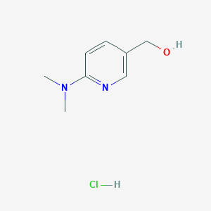 molecular formula C8H13ClN2O B1522394 [6-(Dimethylamino)-3-pyridinyl]methanol hydrochloride CAS No. 1269054-79-6
