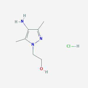 2-(4-Amino-3,5-dimethyl-1H-pyrazol-1-YL)ethanol hydrochloride