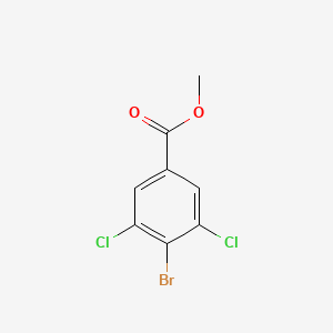 molecular formula C8H5BrCl2O2 B1522398 Methyl 4-bromo-3,5-dichlorobenzoate CAS No. 117738-81-5