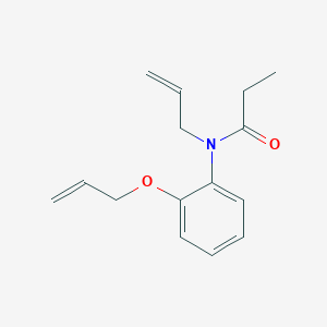 molecular formula C15H19NO2 B1522399 N-Allyl-N-[2-(allyloxy)phenyl]propanamide CAS No. 1246471-49-7