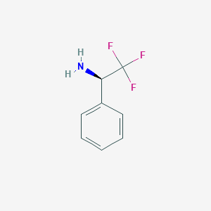 molecular formula C8H8F3N B152240 (R)-2,2,2-Trifluoro-1-phenylethanamine CAS No. 22038-85-3