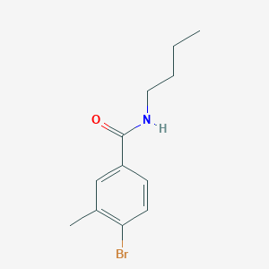 molecular formula C12H16BrNO B1522402 4-Bromo-N-butyl-3-methylbenzamide CAS No. 1065073-96-2