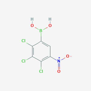 molecular formula C6H3BCl3NO4 B1522403 2,3,4-Trichloro-5-nitrophenylboronic acid CAS No. 1072946-38-3