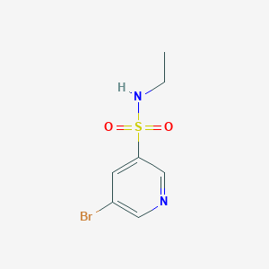 molecular formula C7H9BrN2O2S B1522407 5-Bromo-N-ethylpyridine-3-sulfonamide CAS No. 1065074-78-3
