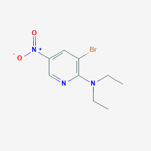 molecular formula C9H12BrN3O2 B1522410 3-Bromo-N,N-diethyl-5-nitropyridin-2-amine CAS No. 1065074-82-9