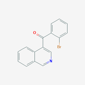 B1522421 4-(2-Bromobenzoyl)isoquinoline CAS No. 1187171-63-6