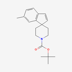 molecular formula C19H25NO2 B1522437 Tert-butyl 6-methylspiro[indene-1,4'-piperidine]-1'-carboxylate CAS No. 1160247-62-0