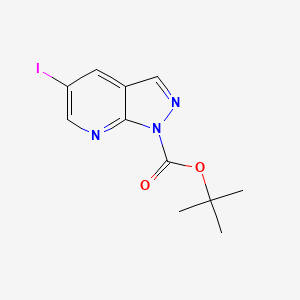tert-Butyl 5-iodo-1H-pyrazolo[3,4-b]pyridine-1-carboxylate