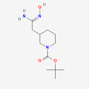 tert-butyl 3-[(N'-hydroxycarbamimidoyl)methyl]piperidine-1-carboxylate