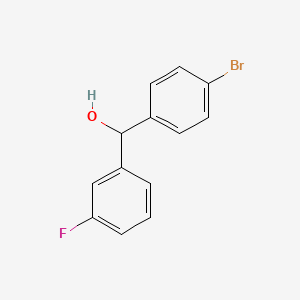 (4-Bromophenyl)(3-fluorophenyl)methanol
