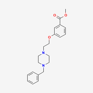 Methyl 3-[2-(4-benzylpiperazino)ethoxy]benzenecarboxylate