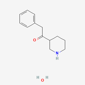 2-Phenyl-1-(3-piperidinyl)ethanone hydrate