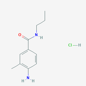 4-Amino-3-methyl-N-propylbenzamide hydrochloride
