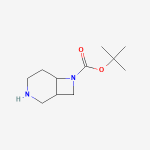 molecular formula C11H20N2O2 B1522481 Tert-butyl 3,7-diazabicyclo[4.2.0]octane-7-carboxylate CAS No. 885271-73-8