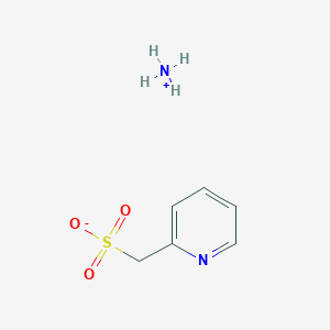 molecular formula C6H10N2O3S B1522485 Ammonium pyridin-2-ylmethanesulfonate CAS No. 1330529-05-9