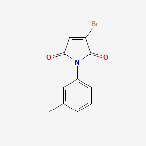 3-bromo-1-(3-methylphenyl)-1H-pyrrole-2,5-dione