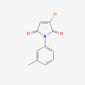 B1522499 3-bromo-1-(3-methylphenyl)-1H-pyrrole-2,5-dione CAS No. 1256627-95-8