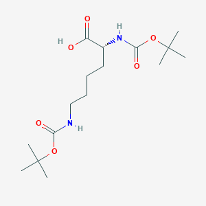 molecular formula C16H30N2O6 B152250 N2,N6-Bis(tert-butoxycarbonyl)-D-lysine CAS No. 65360-27-2