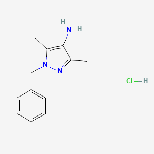 1-Benzyl-3,5-dimethyl-1H-pyrazol-4-amine hydrochloride
