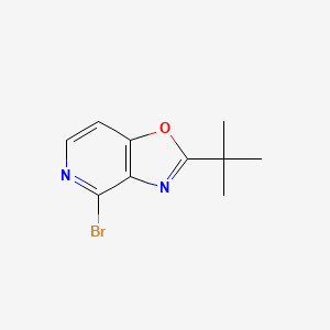 4-Bromo-2-(tert-butyl)oxazolo[4,5-c]pyridine