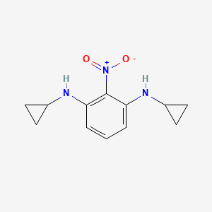 1-N,3-N-dicyclopropyl-2-nitrobenzene-1,3-diamine