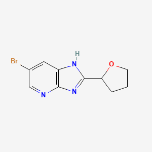 6-bromo-2-(oxolan-2-yl)-4H-imidazo[4,5-b]pyridine