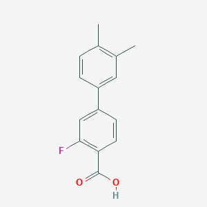 4-(3,4-Dimethylphenyl)-2-fluorobenzoic acid