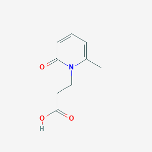 3-(6-Methyl-2-oxo-1(2H)-pyridinyl)propanoic acid