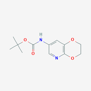 tert-Butyl (2,3-dihydro-[1,4]dioxino[2,3-b]pyridin-7-yl)carbamate