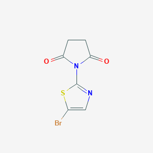 1-(5-Bromo-1,3-thiazol-2-yl)pyrrolidine-2,5-dione