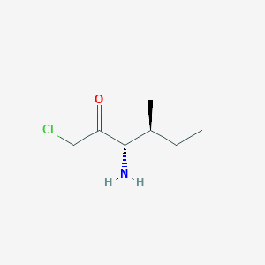 molecular formula C7H14ClNO B15225418 (3S,4S)-3-amino-1-chloro-4-methylhexan-2-one 