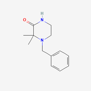 4-Benzyl-3,3-dimethylpiperazin-2-one