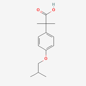 2-Methyl-2-[4-(2-methylpropoxy)phenyl]propanoic acid